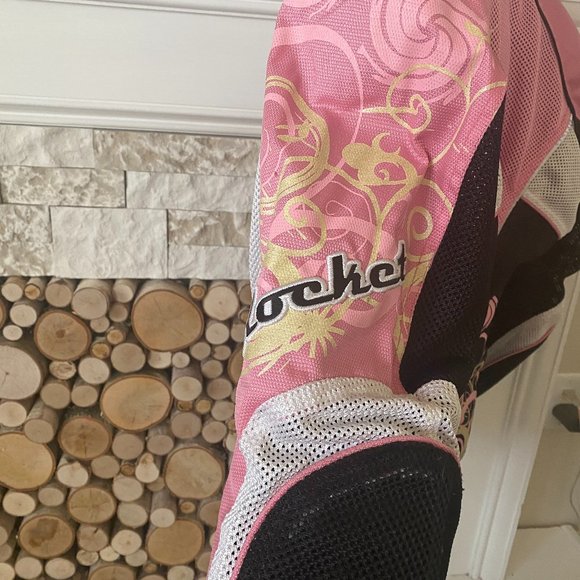 Women's Motorcycle Riding Matching Pink Set - Picture 11 of 13